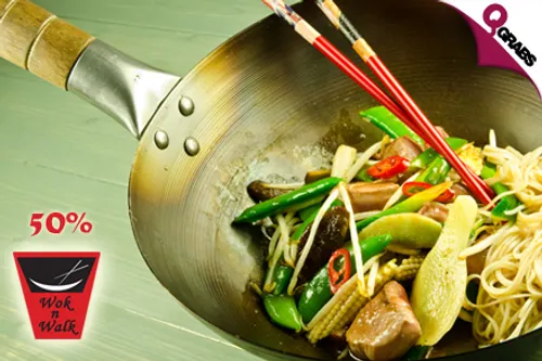 For QR30 get a voucher worth QR60 to spend on Chinese food & drinks at Wok n Walk!
